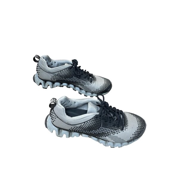 Reebok Zig Tech 2.0  Mens gray black running shoes sneakers size 12 SKU 9281 - Picture 4 of 14